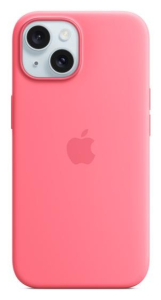 Apple iPhone 15 Silicone Case with MagSafe pink