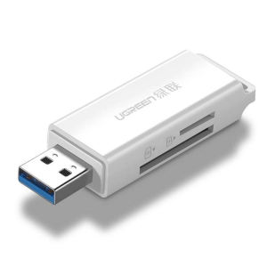 UGREEN CM104 SD/microSD USB 3.0 (biały)