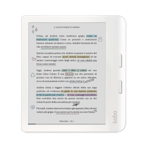 Ebook Kobo Libra Colour 7  E-Ink Kaleido 3 32GB WI-FI White
