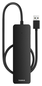 Baseus UltraJoy Series Lite 15cm (USB do 4xUSB3.0) (czarny)