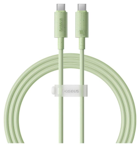 Baseus USB-C do USB-C Habitat Series 100W, 2m (zielony)