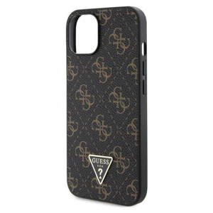 Guess 4G Triangle Metal Logo - Etui iPhone 15 Plus (czarny)
