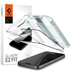 Spigen Glas.TR iPhone 15 Pro Max 6.7'' ''EZ FIT'' 2 szt. clear szkło hartowane AGL06872