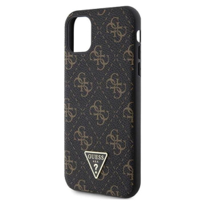 Guess 4G Triangle Metal Logo - Etui iPhone 11 (czarny)