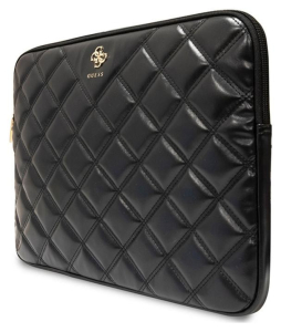 Guess Quilted 4G Sleeve 15'' - 16'' (czarny)