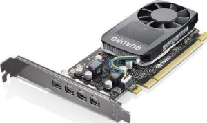 Karta graficzna ThinkStation Nvidia Quadro P620 2 GB GDDR5 Mini DDPx4 z wspornikiem wysokoprofilowym 4X60R60468 (P320,P330,P520,P520c,P720,P920)