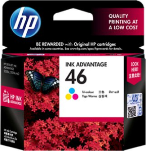 Tusz HP kolor HP 46  HP46=CZ638AE  14 ml.