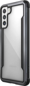 X-Doria Raptic Shield - etui aluminiowe Samsung Galaxy S21+ Antimicrobial protection black (492225)