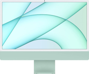 24-inch iMac with Retina 4.5K display: Apple M1 chip with 8‑core CPU and 7‑core GPU, 8GB/256GB - Green