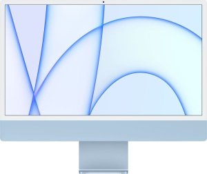 24-inch iMac with Retina 4.5K display: Apple M1 chip with 8‑core CPU and 8‑core GPU, 8GB/512GB - Blue