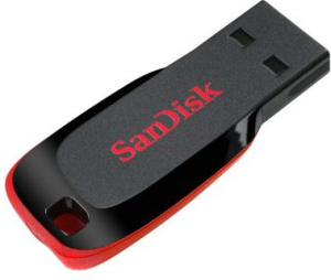 Pendrive - SanDisk 128GB Cruzer Blade (SDCZ50-128G-B35)