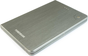 PowerBank PowerNeed P16000K (16000mAh; microUSB  miniUSB; kolor srebrny)