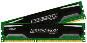 Pamięć RAM Crucial Ballistix Sport 8GB (2x4GB) DDR3 1600MHz