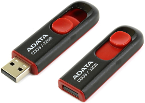 Pendrive ADATA C008 AC008-32G-RKD (32GB; USB 2.0; kolor czarny)