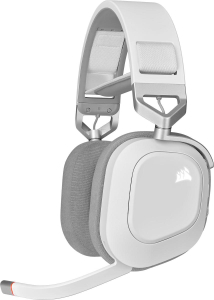 Słuchawki - Corsair HS80 RGB Wireless białe