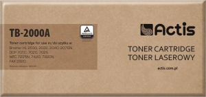 Toner ACTIS TB-2000A (zamiennik Brother TN-2000/TN-2005; Standard; 2500 stron; czarny)