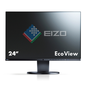 Monitor Eizo FlexScan EV2450 (EV2450-BK) 23.8" | IPS | 1920 x 1080 | D-SUB | DVI | Display Port | HDMI | głośniki | Pivot | VESA 100 x 100 | Czarny