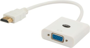 Adapter SAVIO CL-27/B (HDMI M - D-Sub (VGA) F; 0 10m; kolor biały)