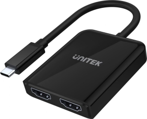 UNITEK ADAPTER USB-C 2X HDMI 2.0A 4K 60HZ  V1408A