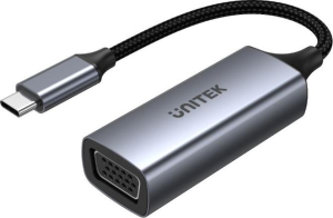 UNITEK ADAPTER USB-C-VGA FULLHD  ALU  15CM  V1413A