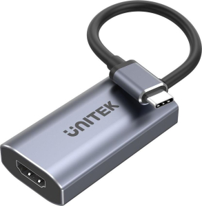 UNITEK ADAPTER USB-C - HDMI 2.1  8K  ALU  15CM