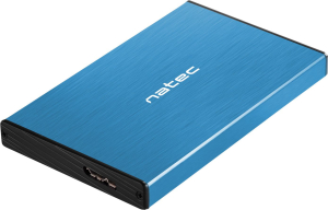 Obudowa na dysk NATEC Rhino Go NKZ-1280 (2.5 ; USB 3.0; Aluminium; kolor niebieski)