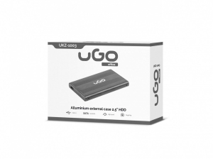 Obudowa UGO UKZ-1003 (2.5 ; USB 2.0; Aluminium; kolor czarny)