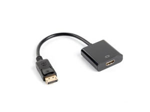 Adapter Lanberg AD-0009-BK (DisplayPort M - HDMI F; 0 10m; kolor czarny)