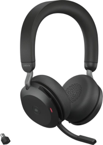 Słuchawki - Słuchawki bezprzewodowe Jabra Evolve 2 75 USB-C MS Stereo Black - 27599-999-899