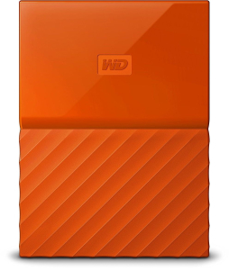 Dysk zewnętrzny WD My Passport, 2.5'', 2TB, USB 3.0, pomarańczowy (WDBS4B0020BOR-WESN)