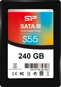 Dysk SSD Silicon Power S55 240GB 2 5  SATA III 550/450 MB/s (SP240GBSS3S55S25)