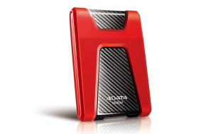 Dysk zewnętrzny ADATA DashDrive Durable HD650 AHD650-1TU3-CRD (1 TB; 2.5 ; USB 3.0; 5400 obr/min; kolor czerwony)
