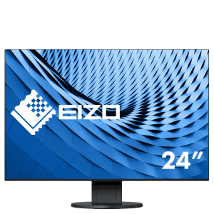 Monitor Eizo FlexScan EV2456 (EV2456-BK) 24.1"| IPS | 1920 x 1080 | DVI | D-SUB | HDMI | DisplayPort | Głośniki