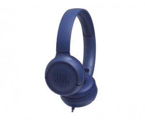Słuchawki JBL Tune 500 (niebieskie  nauszne; z wbudowanym mikrofonem)