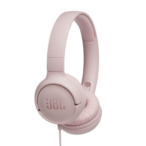Słuchawki JBL Tune 500 (rożowe  nauszne  z wbudowanym mikrofonem)
