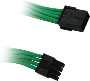 BitFenix 8-Pin PCIe przedłużacz 45cm - sleeved - zielono czarny