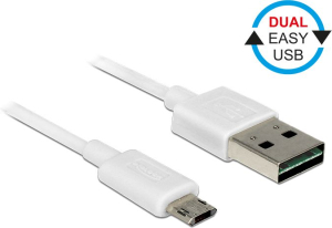 Delock micro USB 2.0m biały