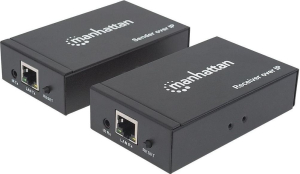 Manhattan 207959 Extender HDMI po skrętce Cat6, Full HD 1080p, do 120m, IR