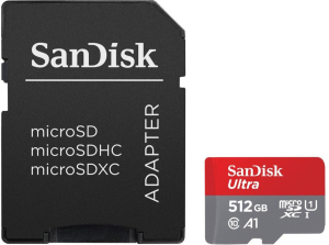 SANDISK ULTRA microSDXC 512GB 150MB/s A1 CL10 UHS-I