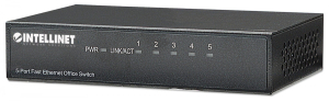 Intellinet 523301 Switch 5p Fast Ethernet, desktop, metalowa obudowa