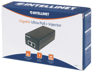 Intellinet 561235 Injector Ultra PoE+, GIGABIT RJ45, 60W, IEEE 802.3at/af/bt