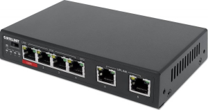 Intellinet 561686 Switch Fast Ethernet 6x RJ45 w tym 3xPoE i 1x High-Power PoE