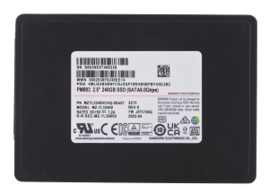 Dysk SSD Samsung PM893 240GB SATA 2.5  MZ7L3240HCHQ-00A07 (DPWD 1)