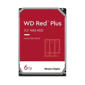 Dysk HDD WD Red Plus WD60EFPX (6 TB ; 3.5 ; 256 MB; 5400 obr/min)