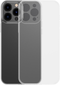 Baseus Frosted do iPhone 13 Pro (przezroczyste) + szkło hartowane