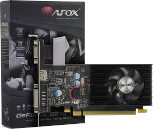 AFOX GEFORCE 210 1GB DDR2 DVI HDMI VGA LOW PROFILE V7 AF210-1024D2LG2-V7