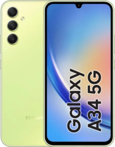 Smartfon Samsung Galaxy A34 (A346B) 6/128GB 6 6  SAMOLED 1080x2408 5000mAh Hybrid Dual SIM 5G Awesome Lime