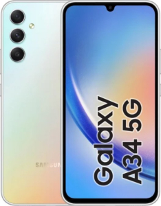 Smartfon Samsung Galaxy A34 (A346B) 6/128GB 6 6  SAMOLED 1080x2408 5000mAh Hybrid Dual SIM 5G Awesome Silver