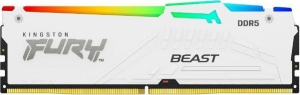 KINGSTON DDR5 64GB 5600MHz CL36 FURY BEAST WHITE RGB EXPO KITx2
