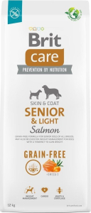 Brit Care Dog Grain-Free Senior&Light Salmon 12kg